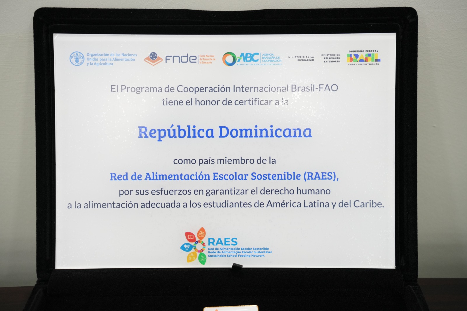 RD a través de INABIE formaliza ingreso a la Red de Alimentación Escolar de América Latina y el Caribe